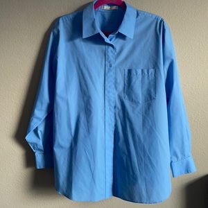 Women’s Fixcroft Plus Size 14W Button Down Top